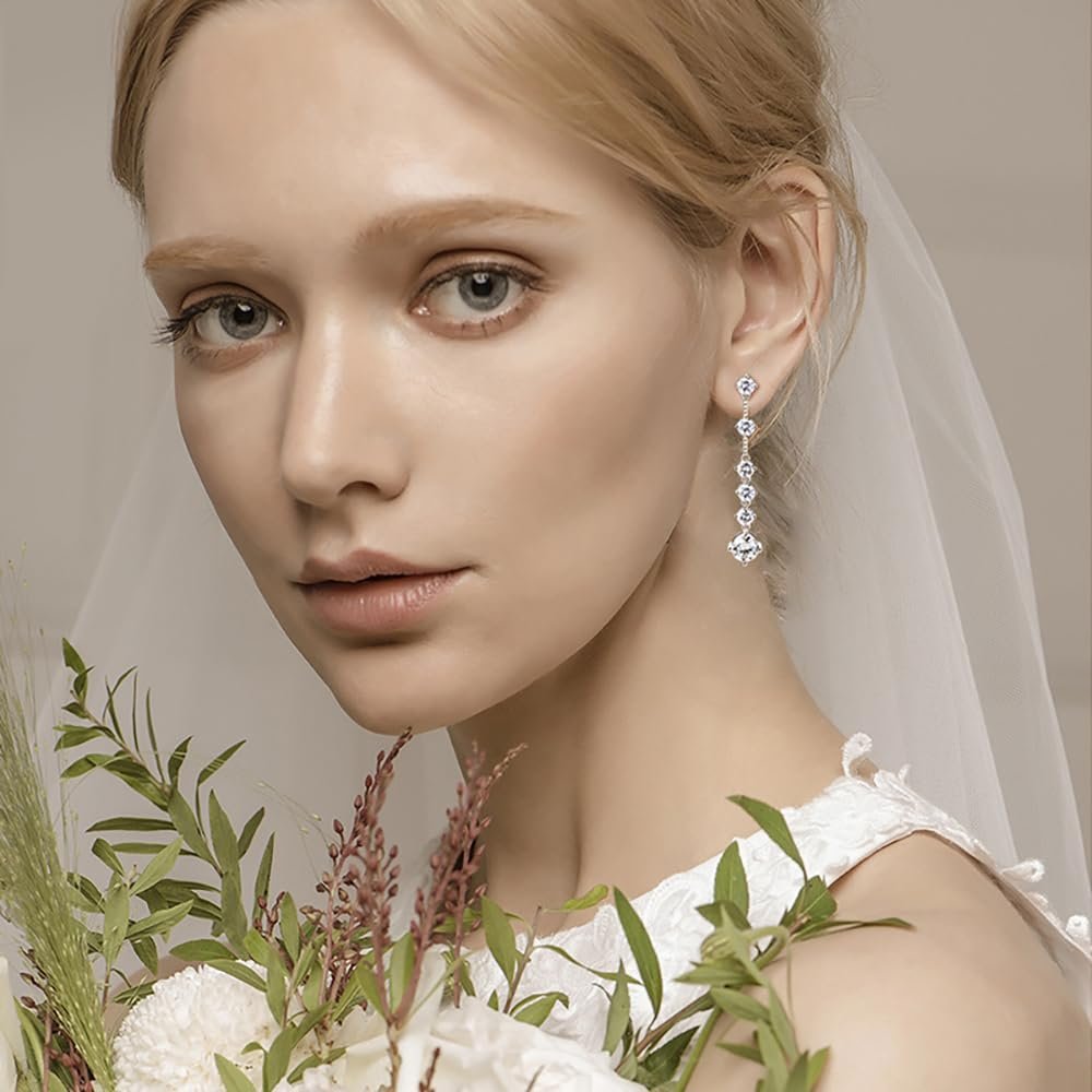 Diamond Drop Earrings