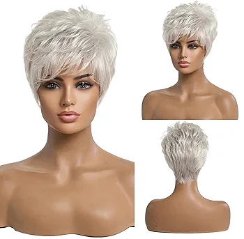 Silver Pixie Wig