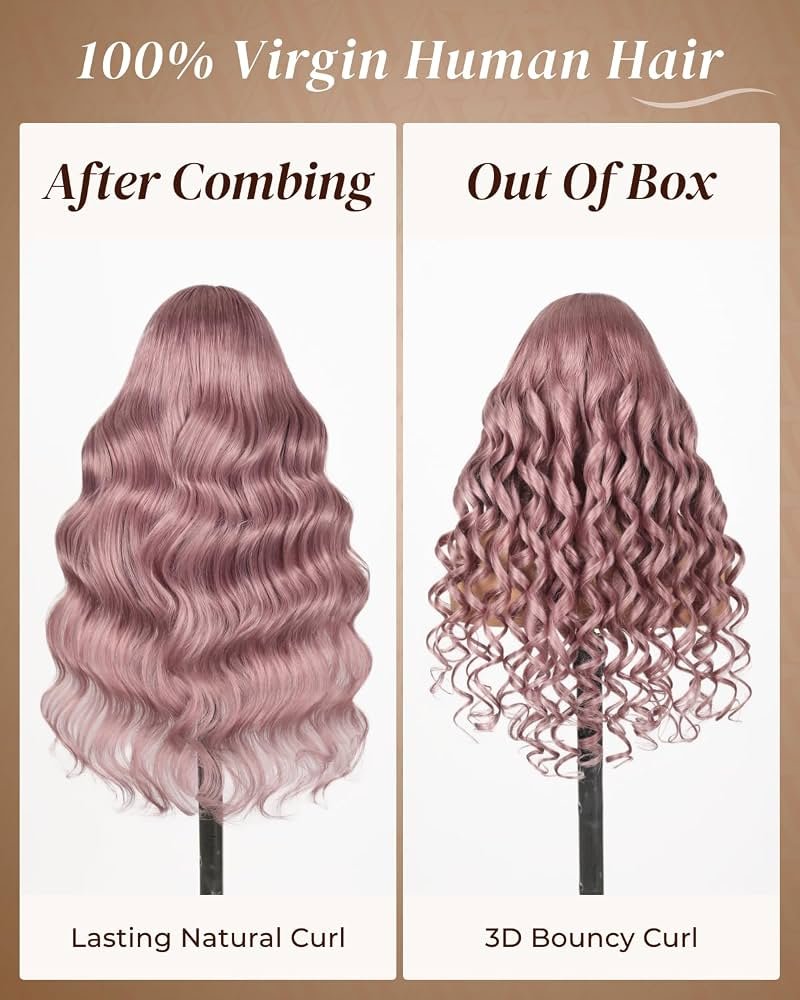 Lavender Wave Wig