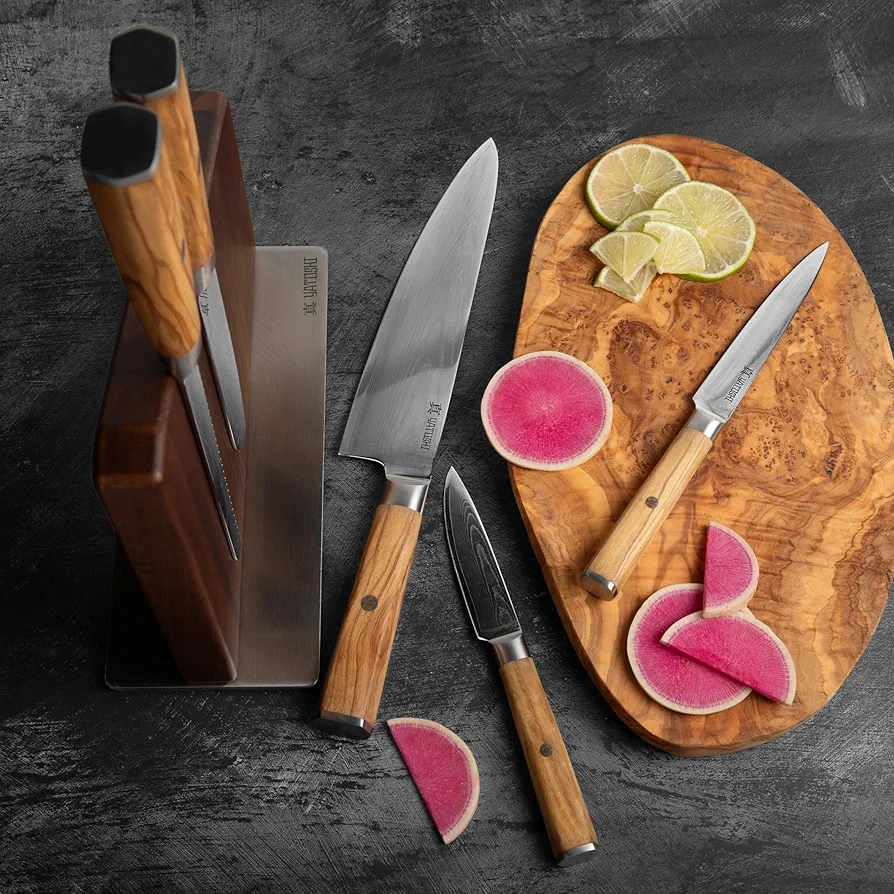 Damascus Knife Set