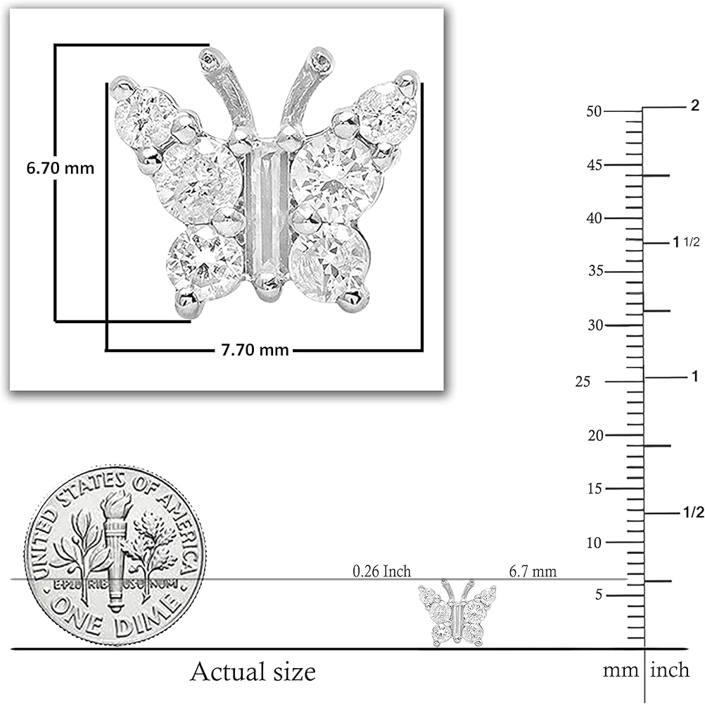 Butterfly Stud Earrings