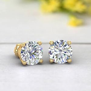 Diamond Stud Earrings