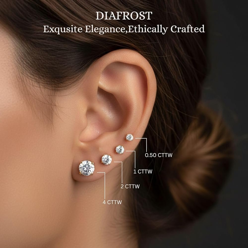 Diamond Stud Earrings