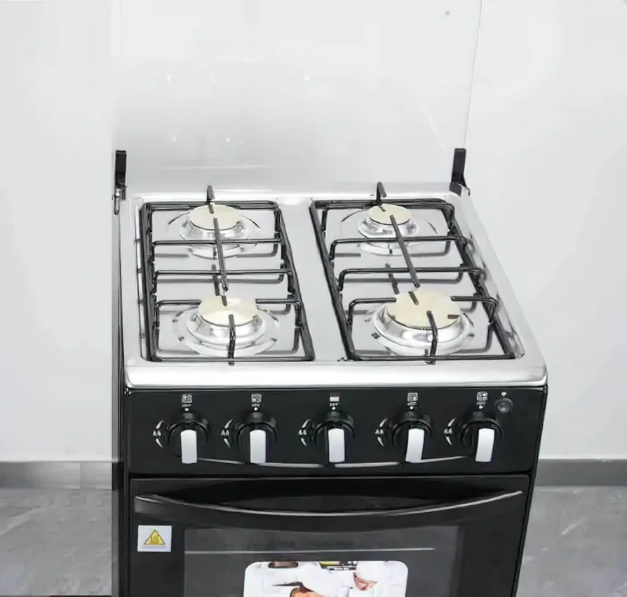 4-Burner Gas Cooker with Oven