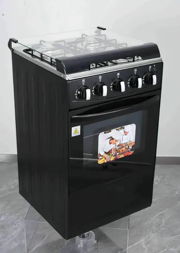 4-Burner Gas Cooker with Oven