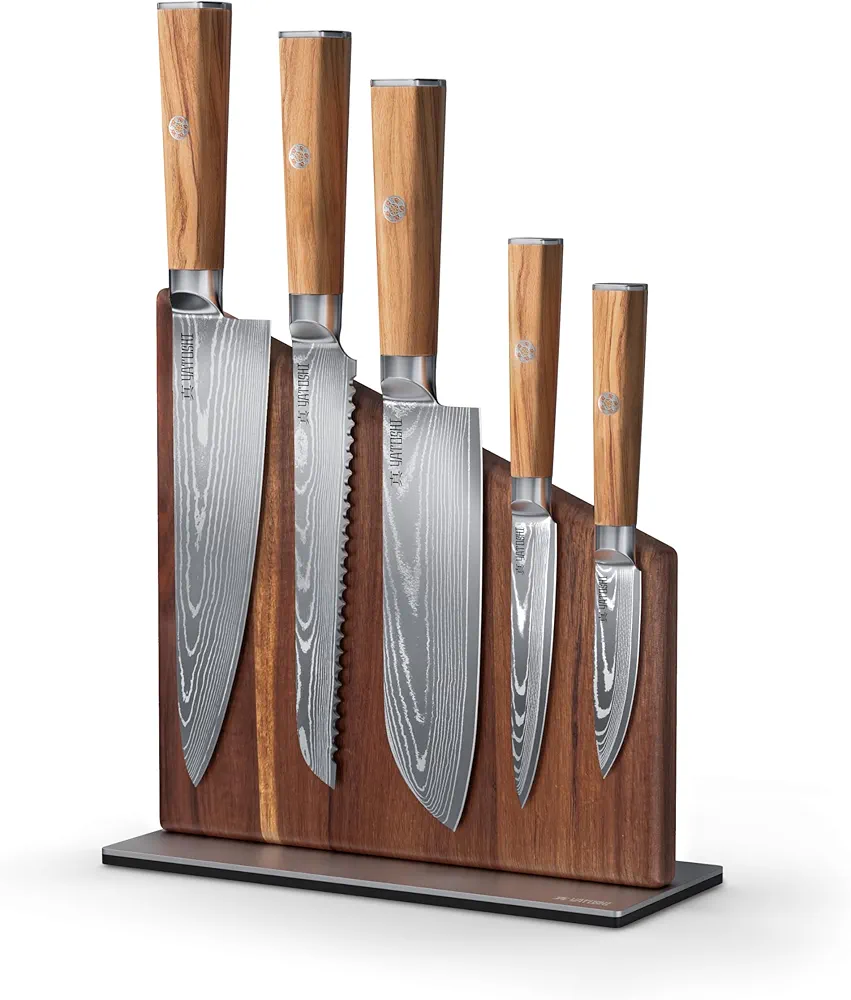 Damascus Knife Set