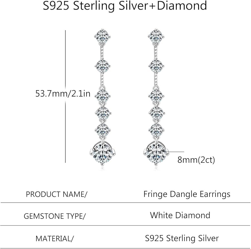 Diamond Drop Earrings