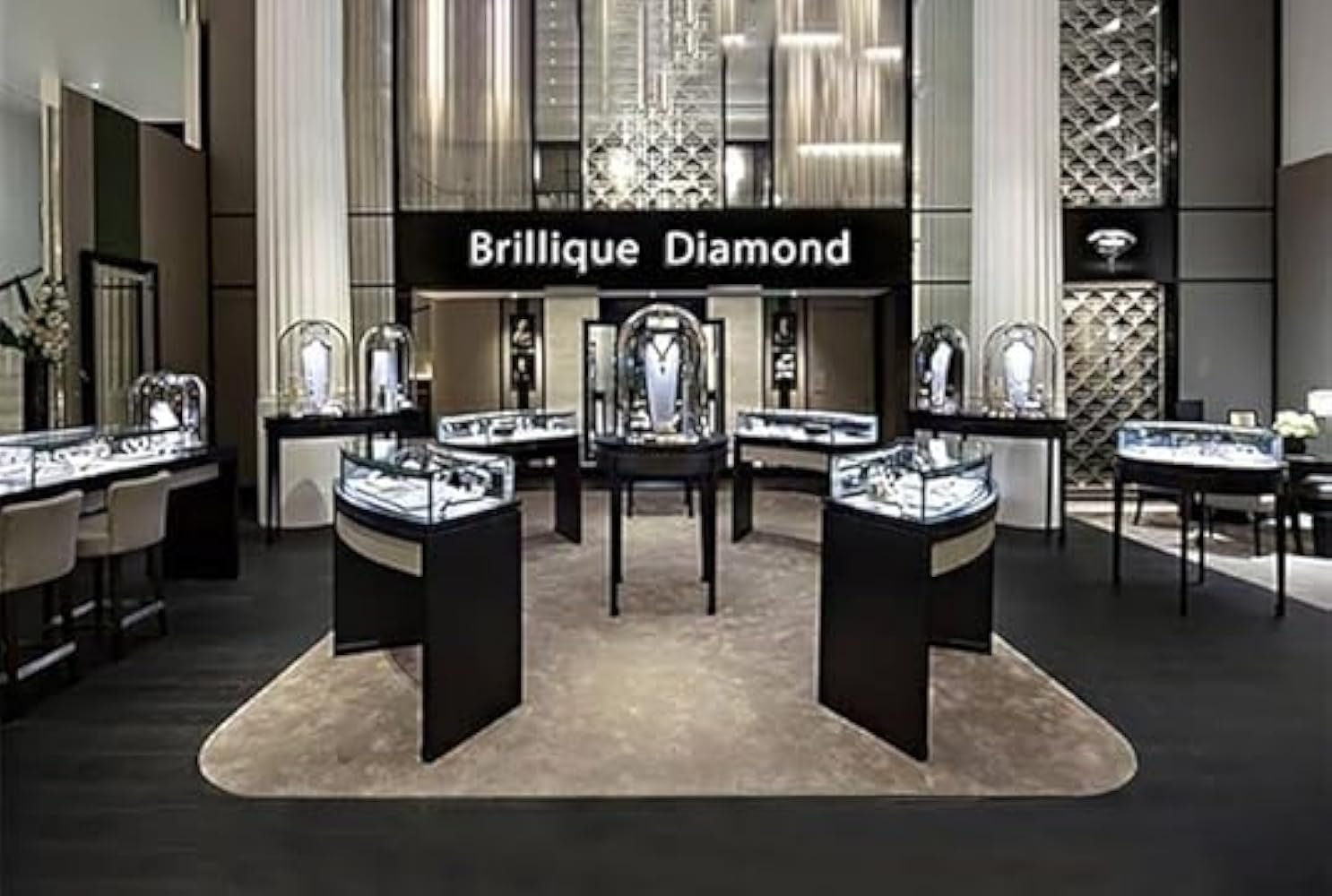 Diamond Drop Earrings