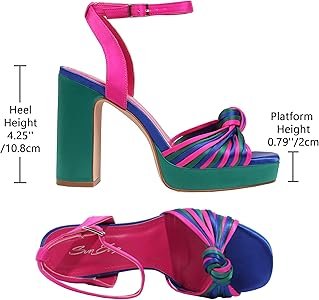 Platform Block Heel Sandals