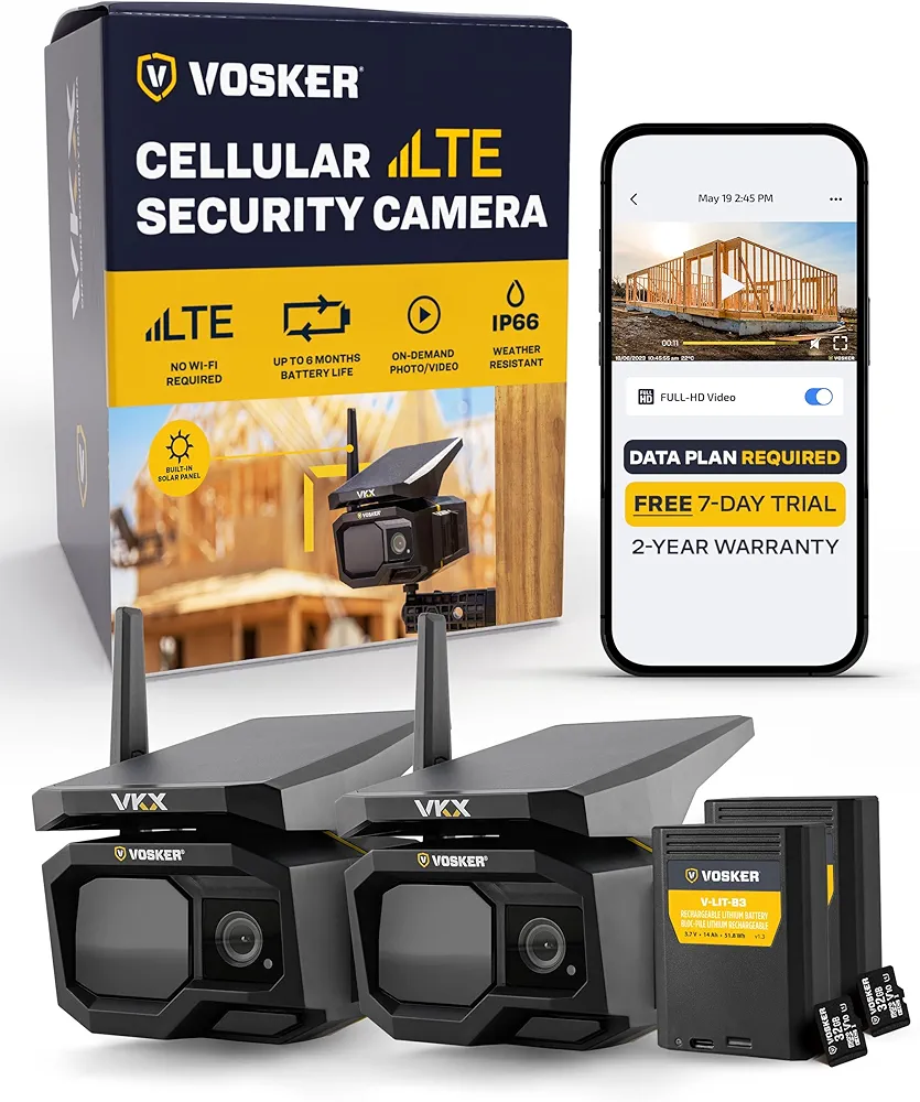 Wireless LTE Security Camera