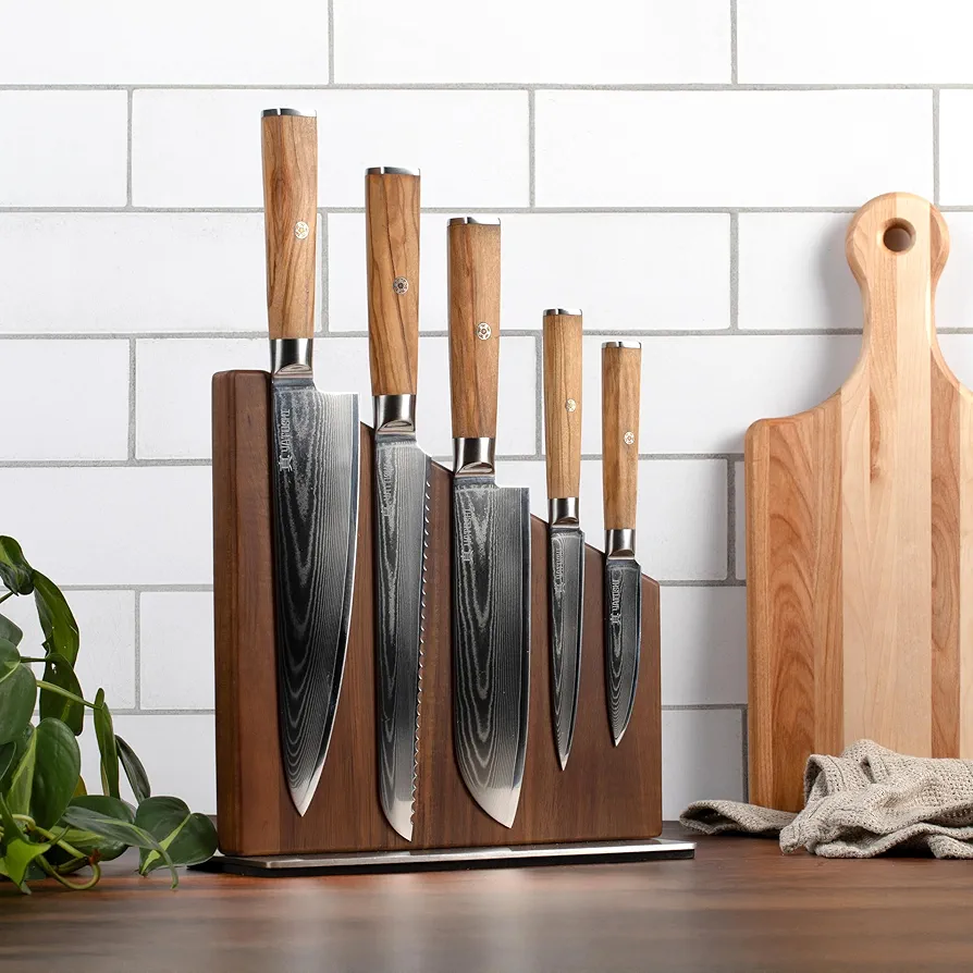 Damascus Knife Set